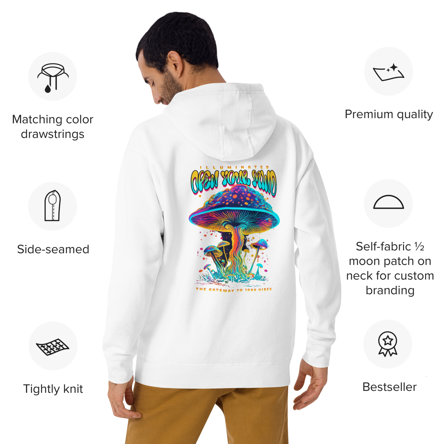 Mushroom Vibes - Hoodie