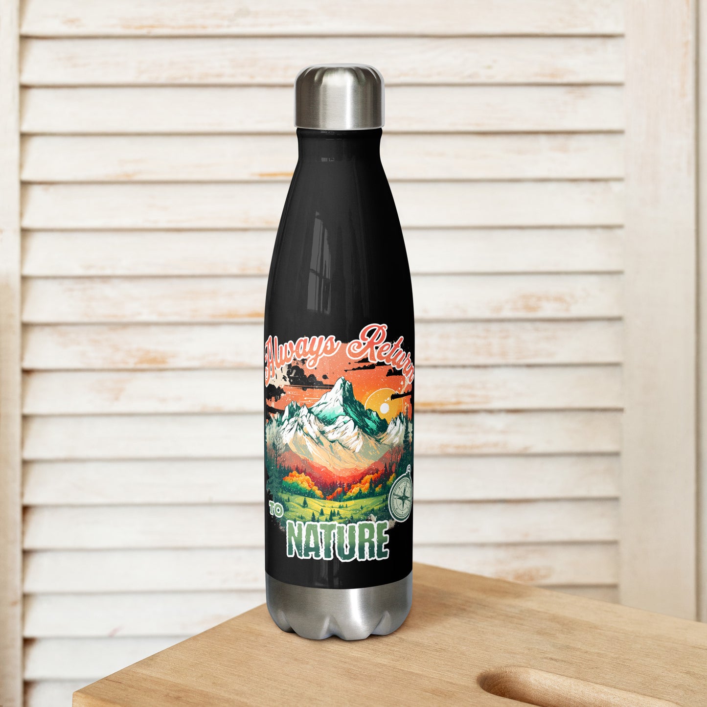 Nature - Stainless steel water bottle