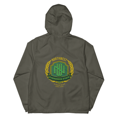 Northwest lightweight zip up windbreaker